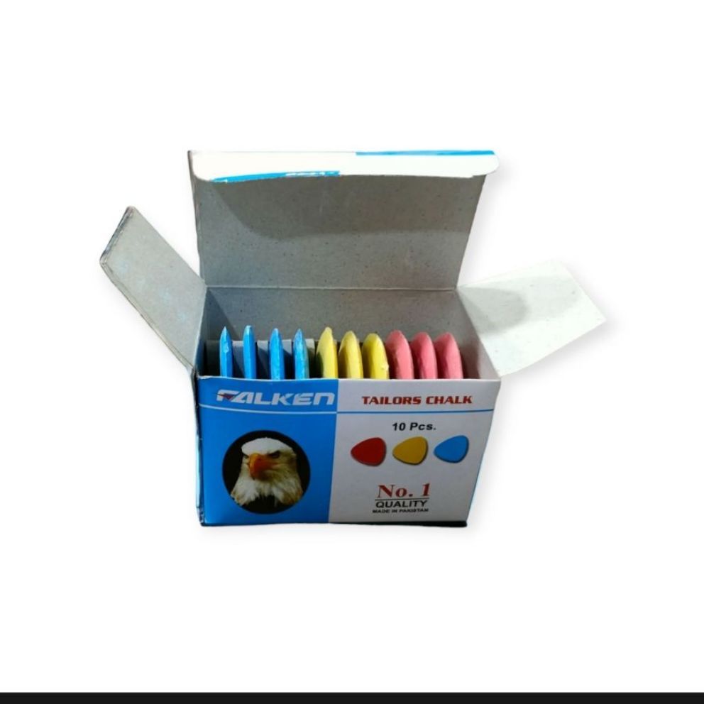 Tailor Chalk Box – 10 Premium Marking Chalks for Stitching & Dressmaking