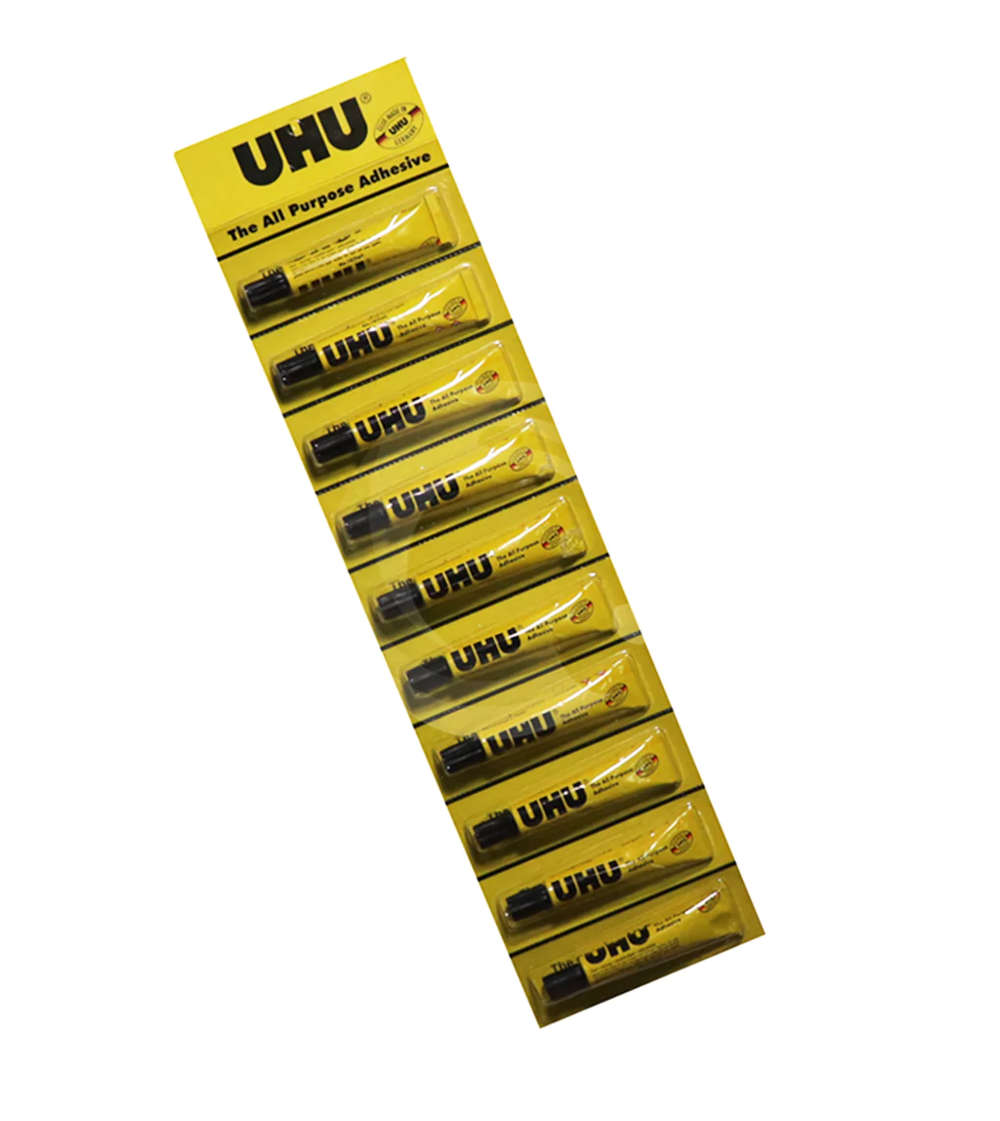 UHU Glue – 10 Pieces | Strong & Reliable Adhesive for Tailoring & Crafts