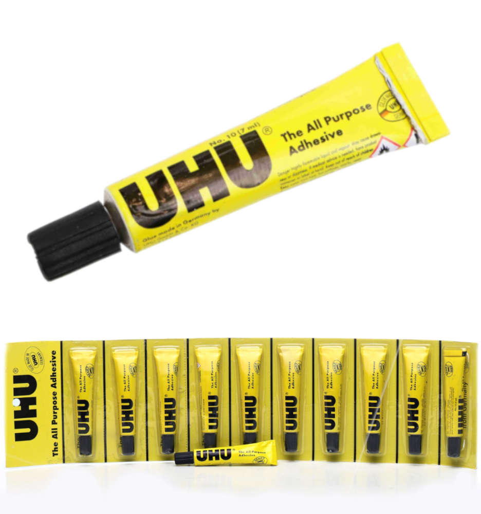 UHU Glue – 10 Pieces | Strong & Reliable Adhesive for Tailoring & Crafts